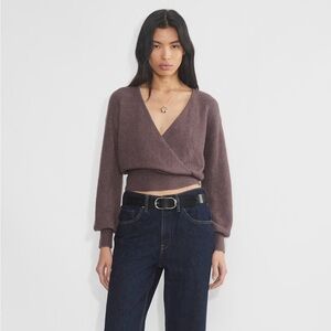 Aritzia Wilfred Dear Sweater - XS - Smoked Eggplant color